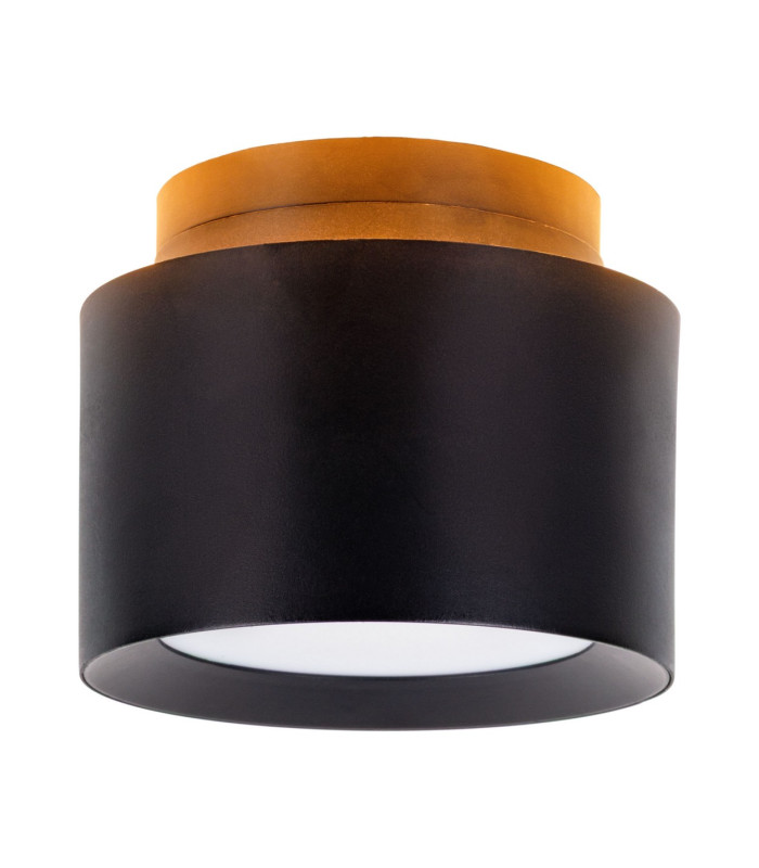 Trimes Dimmable LED 12cm Surface Mounted Downlight Black 3000-5700K-6