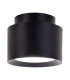 Trimes Dimmable LED 12cm Surface Mounted Downlight Black 3000-5700K-7