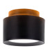 Trimes Dimmable LED 14cm Surface Mounted Downlight Black 3000-5700K-5
