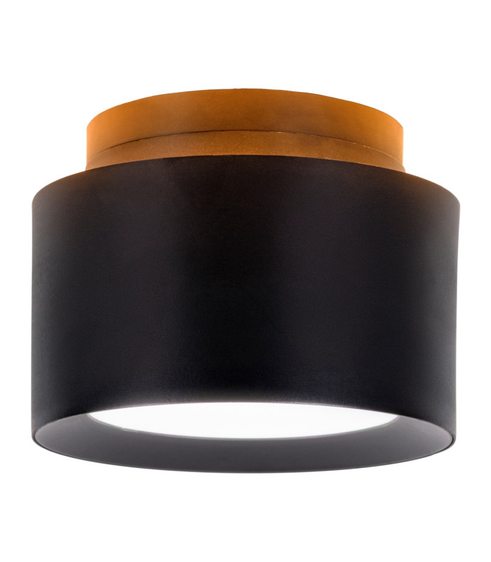 Trimes Dimmable LED 14cm Surface Mounted Downlight Black 3000-5700K-5