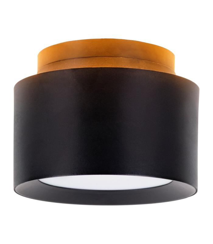 Trimes Dimmable LED 14cm Surface Mounted Downlight Black 3000-5700K-6