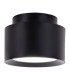 Trimes Dimmable LED 14cm Surface Mounted Downlight Black 3000-5700K-7