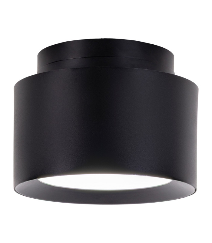 Trimes Dimmable LED 14cm Surface Mounted Downlight Black 3000-5700K-7