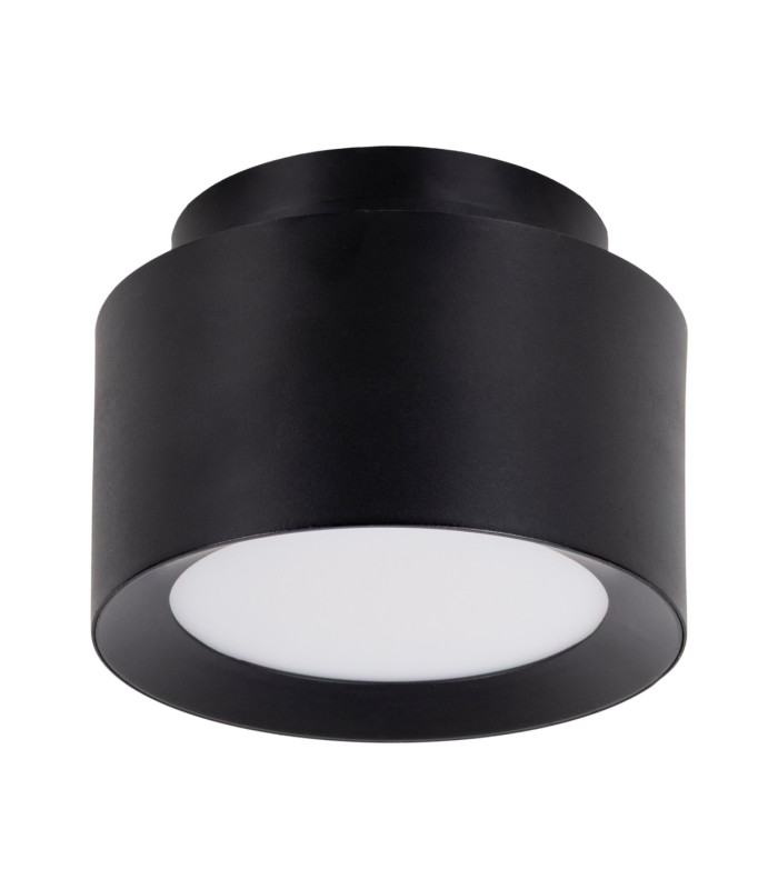 Trimes Dimmable LED 14cm Surface Mounted Downlight Black 3000-5700K-8