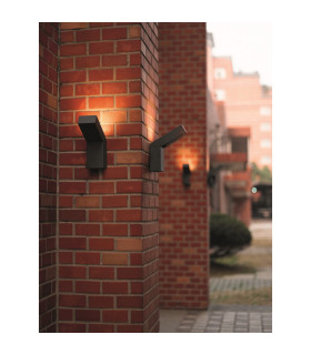 Angus LED Outdoor Modern Wall Lamp Anthracite 3000K IP54-2