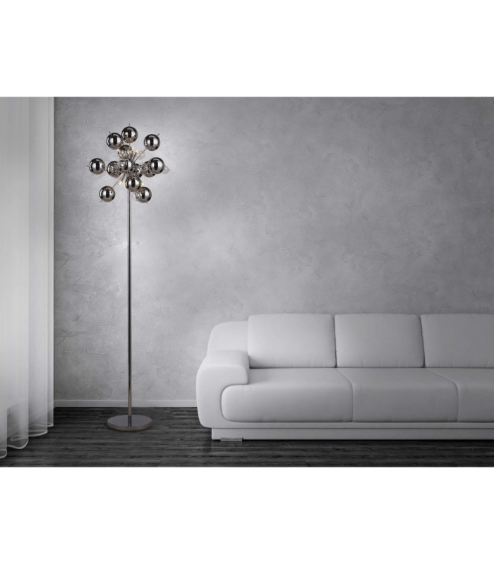 Explosion Floor Lamp Chrome 6xG9-2