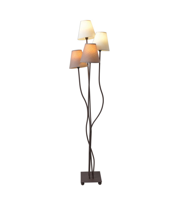 Boho Multi Arm Floor Lamp Brown 4xE14-6
