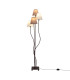 Boho Multi Arm Floor Lamp Brown 4xE14-8