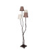 Boho Multi Arm Floor Lamp Brown 4xE14-9