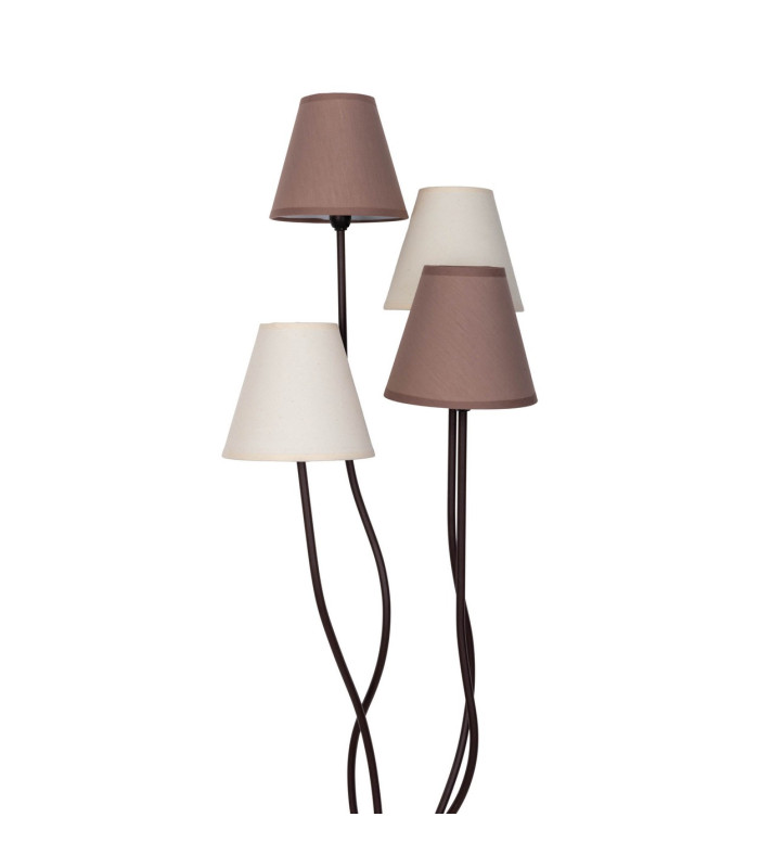 Boho Multi Arm Floor Lamp Brown 4xE14-11
