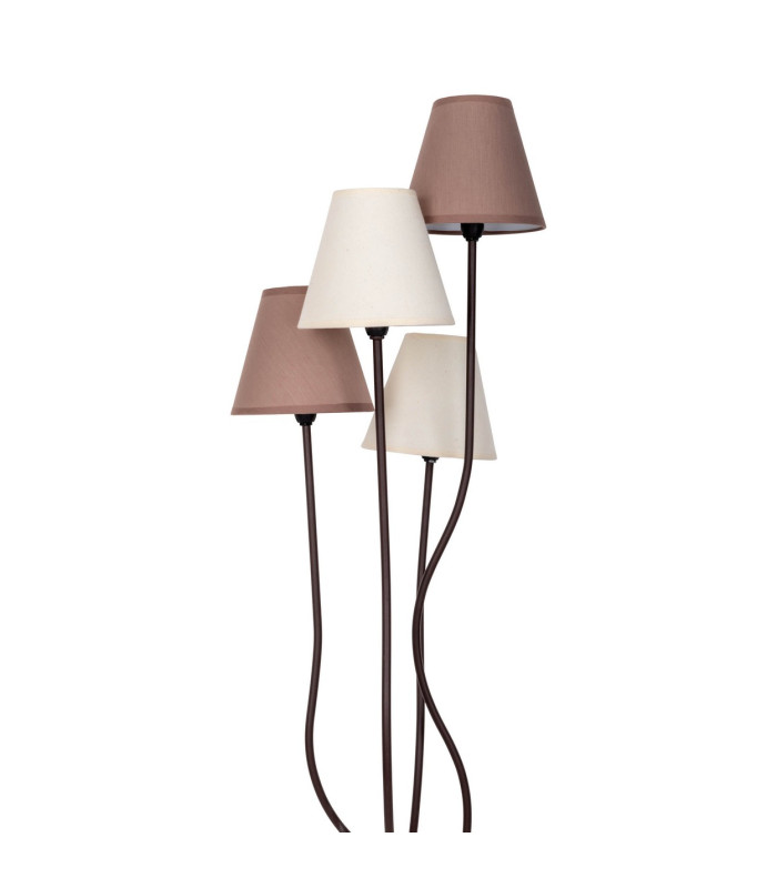 Boho Multi Arm Floor Lamp Brown 4xE14-13