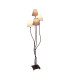 Boho Multi Arm Floor Lamp Brown 4xE14-16