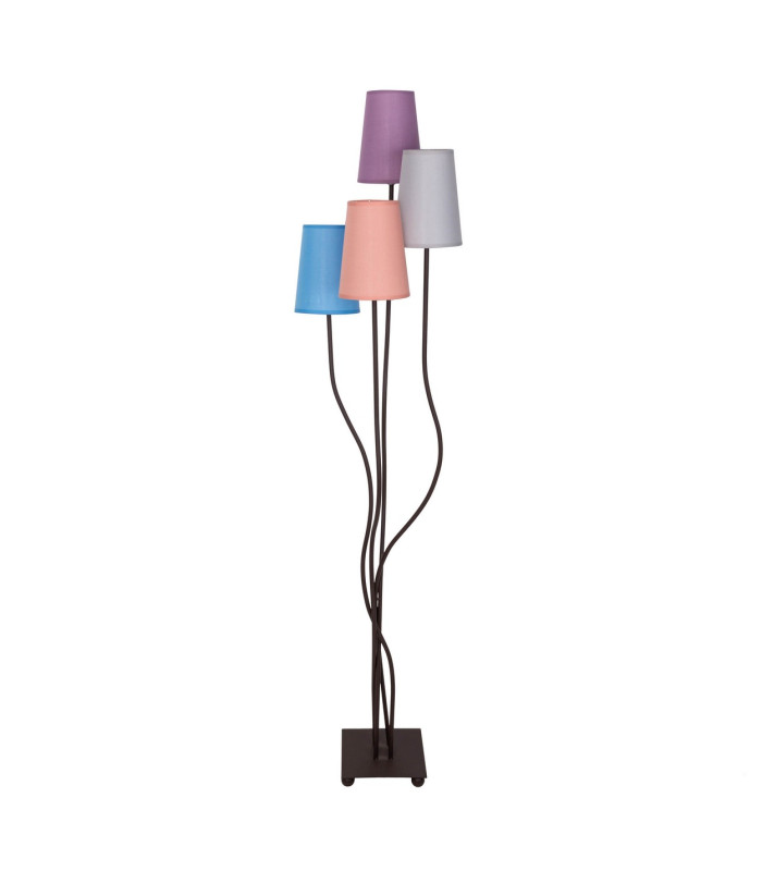 Boho Multi Arm Floor Lamp Multicolour 4xE14-1