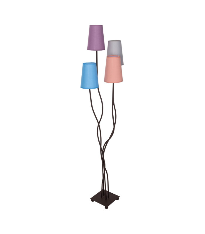 Boho Multi Arm Floor Lamp Multicolour 4xE14-6