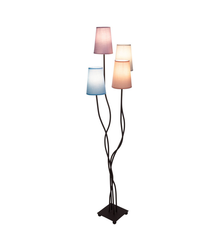 Boho Multi Arm Floor Lamp Multicolour 4xE14-7