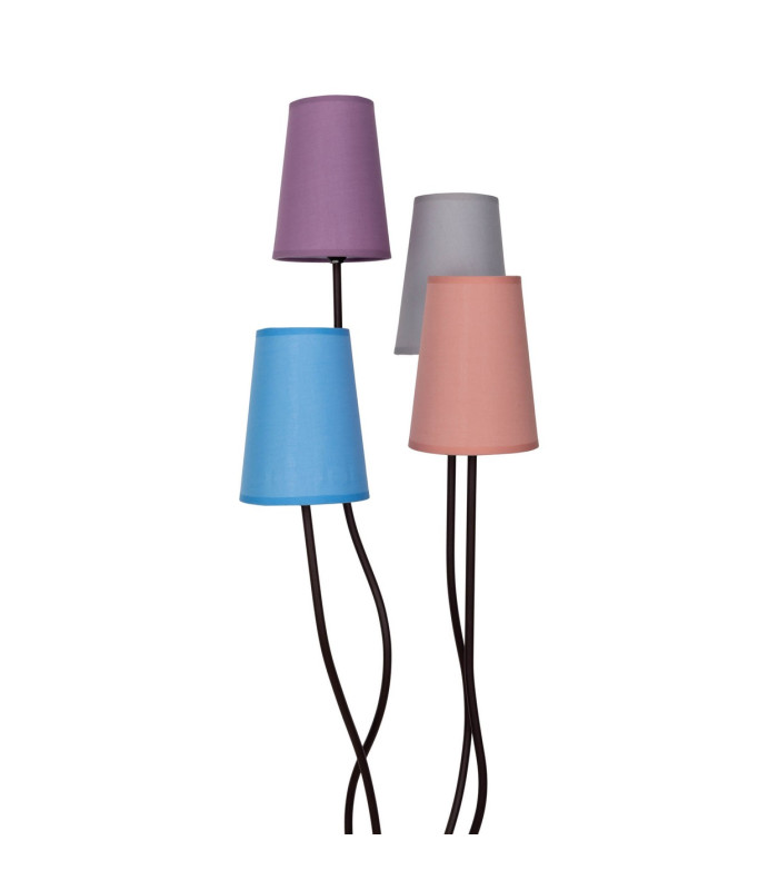 Boho Multi Arm Floor Lamp Multicolour 4xE14-8