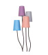 Boho Multi Arm Floor Lamp Multicolour 4xE14-10