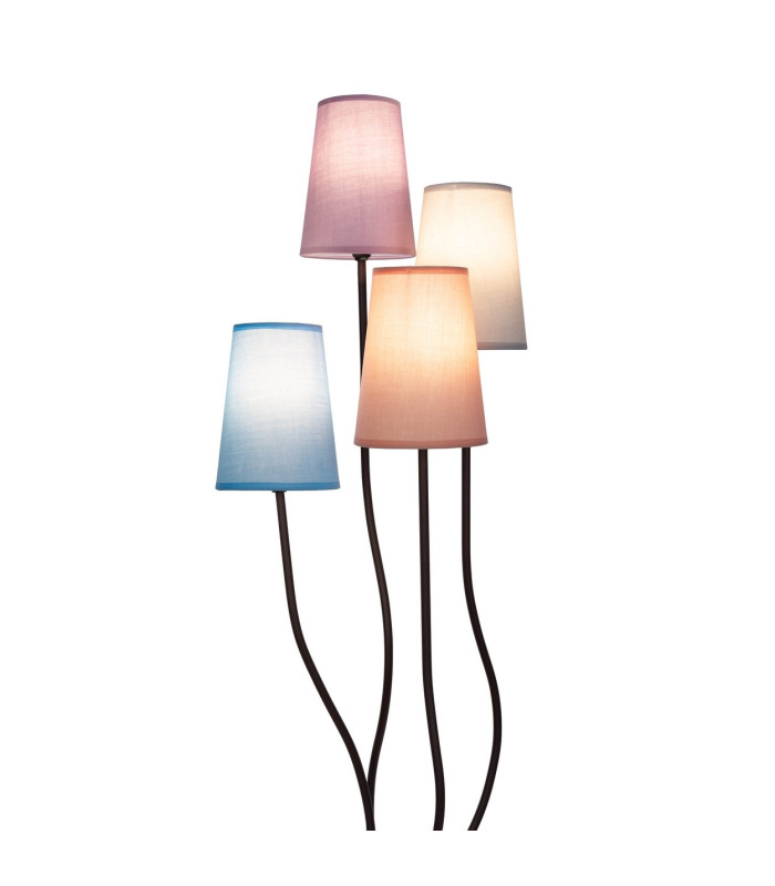 Boho Multi Arm Floor Lamp Multicolour 4xE14-11