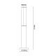 Flair LED Outdoor Bollard Anthracite 3000K IP54-7