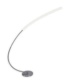 Loop Line LED Arc Floor Lamp Chrome 3000K-1