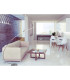 Loop Line LED Arc Floor Lamp Chrome 3000K-2