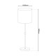 New York Floor Lamp with Shade Grey 1xE27-4