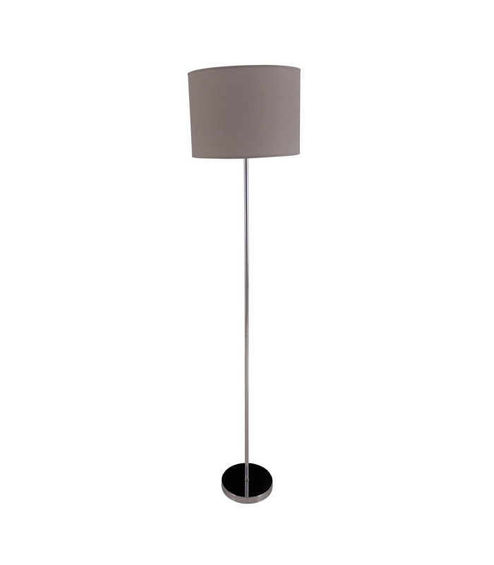 New York Floor Lamp with Shade Grey 1xE27-5