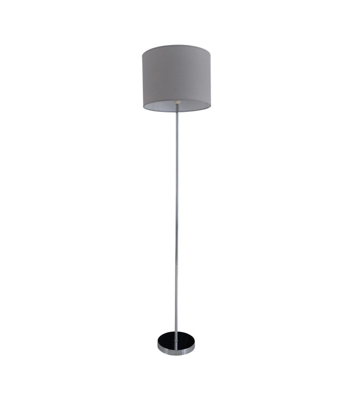 New York Floor Lamp with Shade Grey 1xE27-6