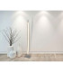 Surf Dimmable LED Integrated Floor Lamp Chrome 3000K-2