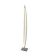 Surf Dimmable LED Integrated Floor Lamp Chrome 3000K-4