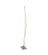 Surf Dimmable LED Integrated Floor Lamp Chrome 3000K-5
