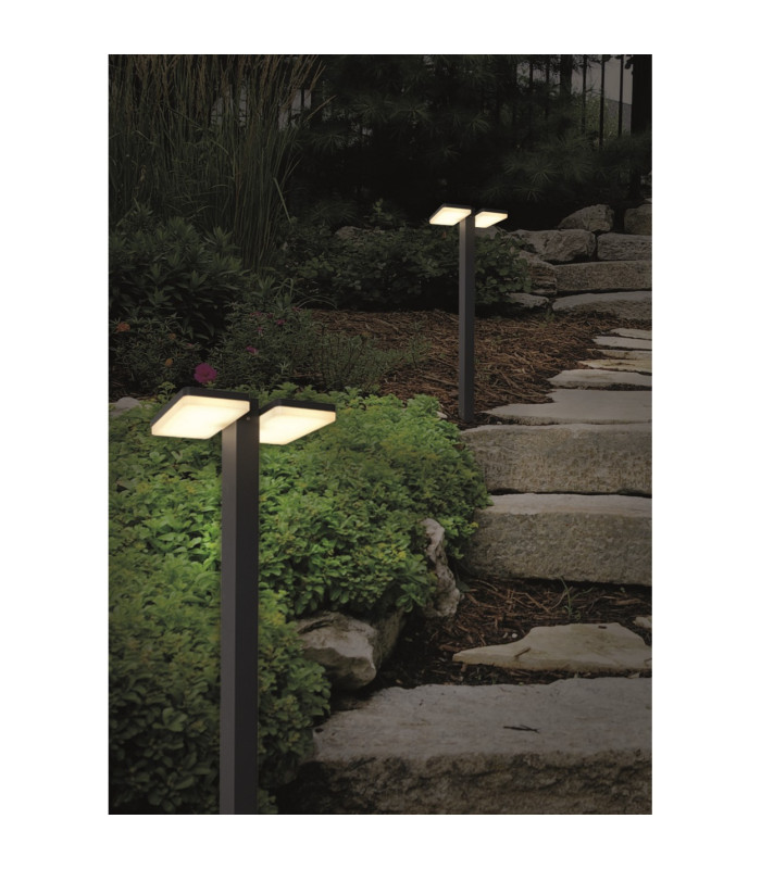 Clair LED Outdoor Bollard Anthracite 3000K IP44-3