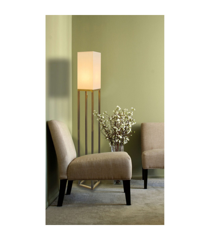 Alfa Floor Lamp with Shade Beige 1xE27-2