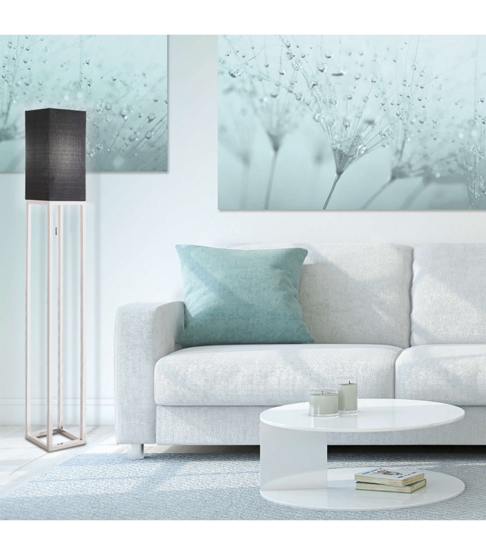 Alfa Floor Lamp with Shade Black-4