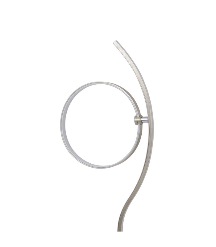 Loop Line Dimmable LED Integrated Floor Lamp Steel-Blank 3000K Touch sensor-6