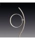 Loop Line Dimmable LED Integrated Floor Lamp Steel-Blank 3000K Touch sensor-7
