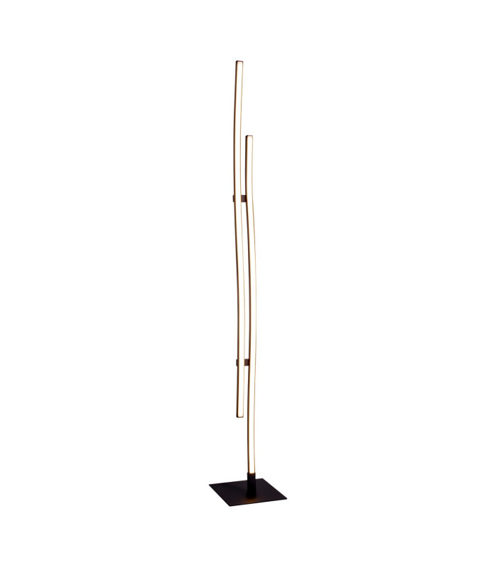 Onda LED Integrated Floor Lamp Black 3000K-7