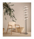 Belleza Dimmable LED Integrated Floor Lamp Steel-Blank 2880K Touch sensor-2