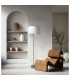 Bologna Floor Lamp with Tapered Shade Beige 1xE27-2