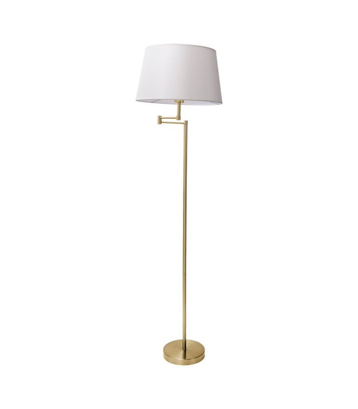 Bologna Floor Lamp with Tapered Shade Brass Mat 1xE27-1