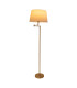 Bologna Floor Lamp with Tapered Shade Brass Mat 1xE27-4