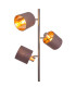 Maron Multi Arm Floor Lamp Brown 3xE14-7