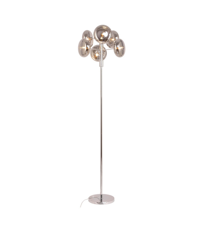 Orion Multi Arm Floor Lamp Chrome 6xG9-12