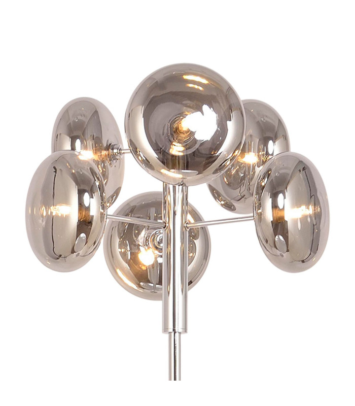 Orion Multi Arm Floor Lamp Chrome 6xG9-13