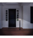 Nora LED 86cm Solar Outdoor Bollard Black PIR + Dusk to Dawn Sensor 3000K IP44-2