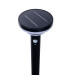 Nora LED 86cm Solar Outdoor Bollard Black PIR + Dusk to Dawn Sensor 3000K IP44-6