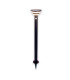 Nora LED 86cm Solar Outdoor Bollard Black PIR + Dusk to Dawn Sensor 3000K IP44-8