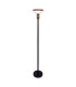 Nora Dimmable LED 139cm Solar Outdoor Bollard Black PIR + Dusk to Dawn Sensor 3000K IP44-5