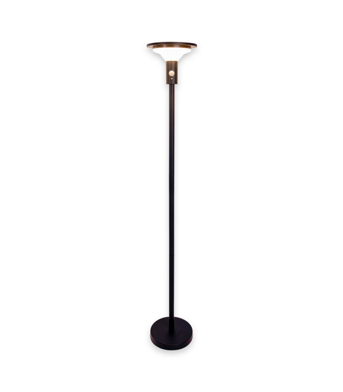 Nora Dimmable LED 139cm Solar Outdoor Bollard Black PIR + Dusk to Dawn Sensor 3000K IP44-5