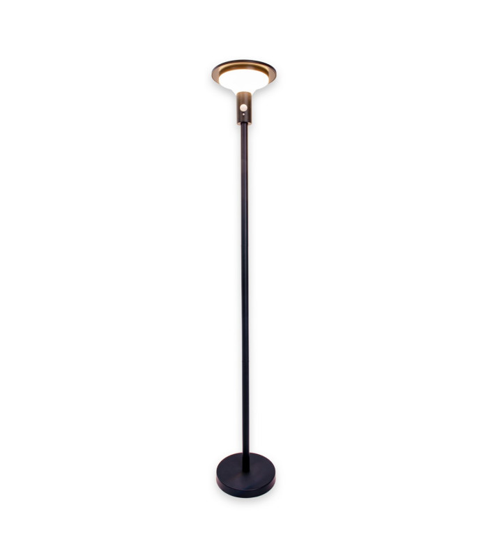 Nora Dimmable LED 139cm Solar Outdoor Bollard Black PIR + Dusk to Dawn Sensor 3000K IP44-7